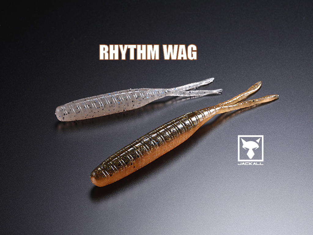 Jackall Rhythm Wag – un plastic cu ritm