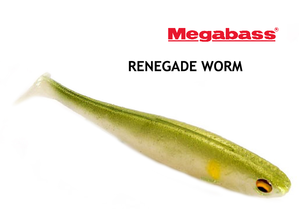 Megabass Renegade Worm – realism in viziune japoneza