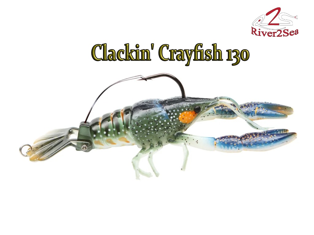 River2Sea Clackin’Crayfish 130 – realismul racului soft  