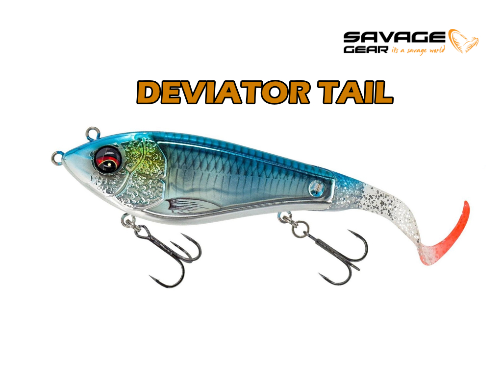 Savage Gear Deviator Tail 16,5 cm – hibrid doar pentru stiuci mari